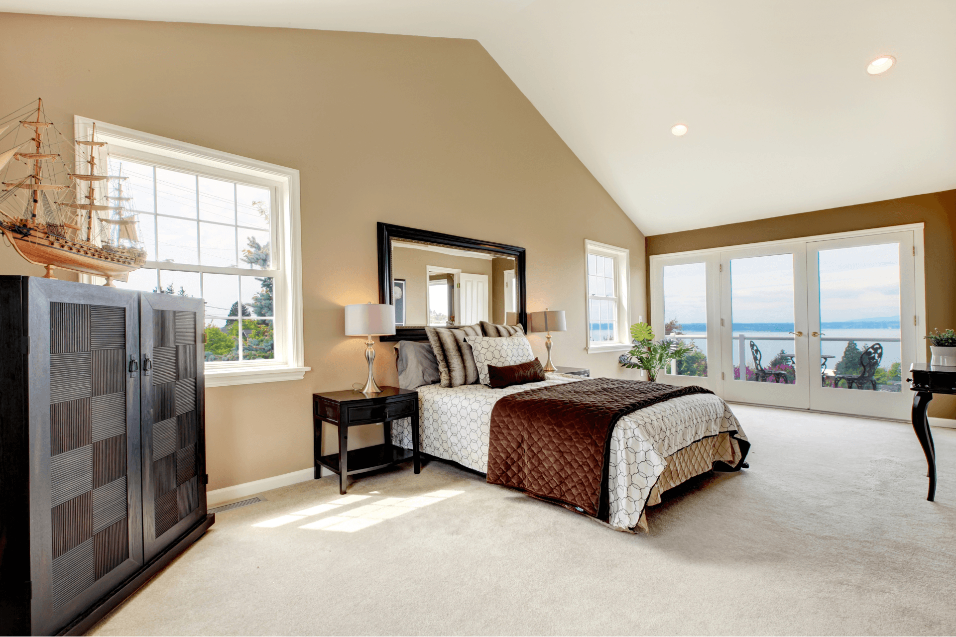 Bedroom flooring for a home in