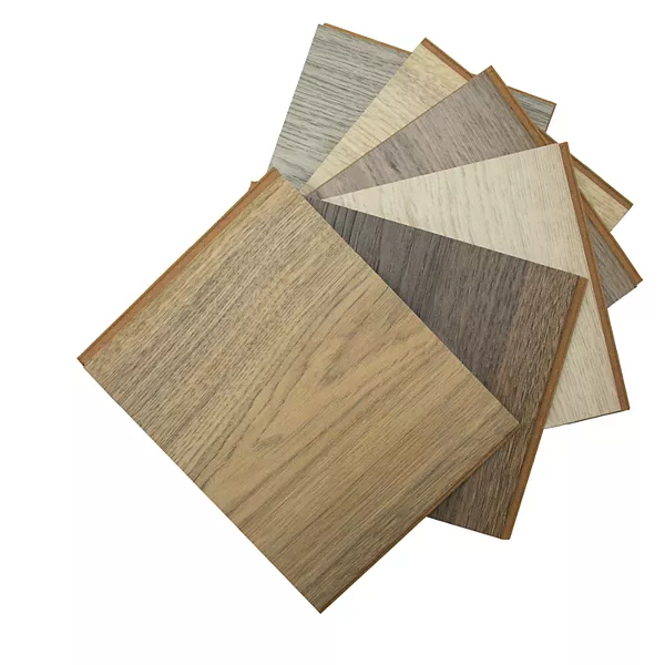 collage of Pergo flooring